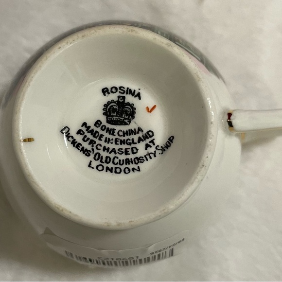Rosina Bone China Teacup and Saucer - Picture 4 of 5